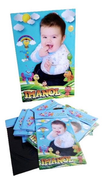 Souvenirs Infantil 30 Tarjetas Imantadas Cumpleaños Bautismo 0