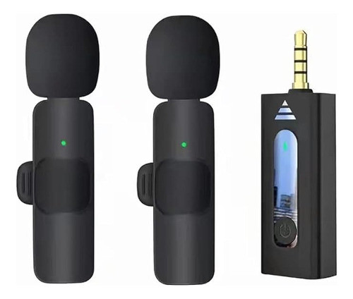 Microfone Lapela Duplo Profissional Sem Fio Entrada P2 0