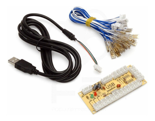 Kit Interfaz Arcade Usb Zero Delay Mame 1 Jugador 1 Player 0