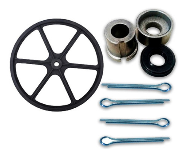 6 Kit Polia Agitador Colormaq 9kg/15kg Kit Bucha +4cupilhas 0