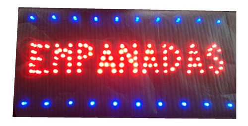 Cartel Led Empanadas - Abierto -oferta-bienvenido Y 40 Más 0