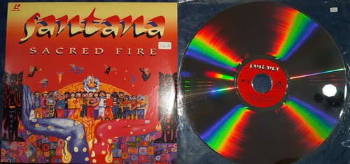 Frt Grátis Santana Sacred Fire Laserdisc 0