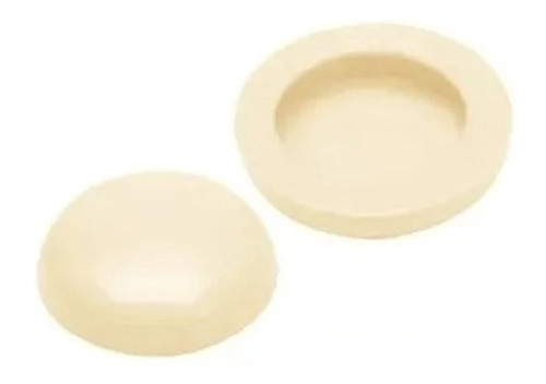 Tampinha Cpl P/parafuso Tp13 Pacotes C/ 100 Pçs Bege/ Marfim 0