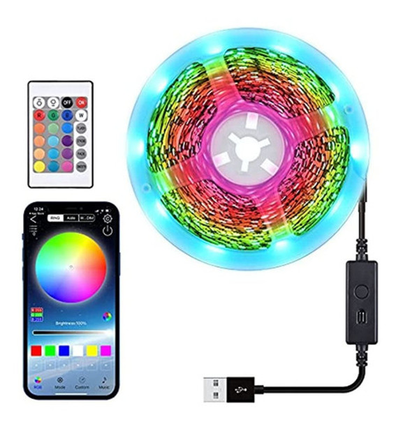 Tira De Luces Led De 10 Pies, Retroiluminación De Tv Rgb Par 0 Tira De Luces Led De 10 Pies, Retroiluminación De Tv Rgb Par 0