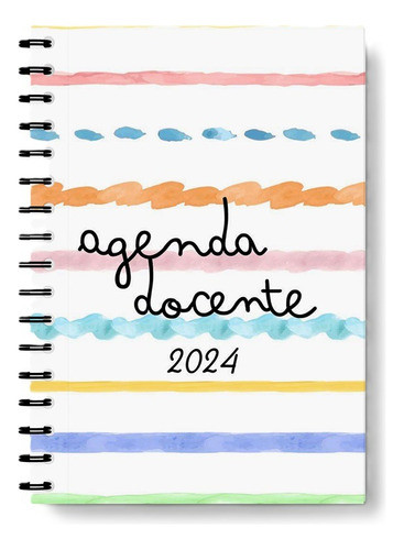 Agenda Docente 2024 Editables Para Imprimir + Muestras #5 0
