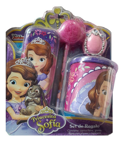 Set De Regalo Escolar Con Lapicero Princesita Sofia Lanus 0