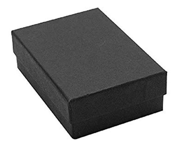 50 Pack Color Negro Mate De Relleno De Algodon Cajas De Reg 0