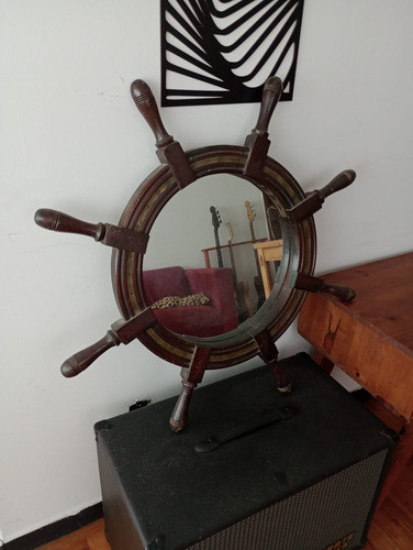 Espejo Timon  75 Cm De Diametro 0