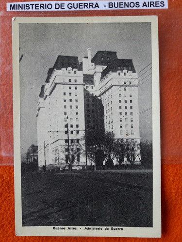 Postal Edificio Del Ministerio De Guerra De Buenos Aires 0