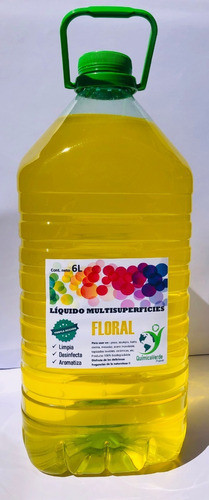 Líquido Multisuperficies Triple Acción Floral 6 L 0