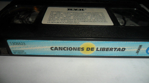 Vhs Canciones De Libertad 0