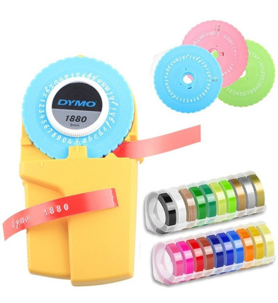 Dymo 1880 Gravação Labeler Com 20 Fita 0