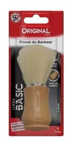 Kit 12 Pincel Para Barbear Basic Original Line 0