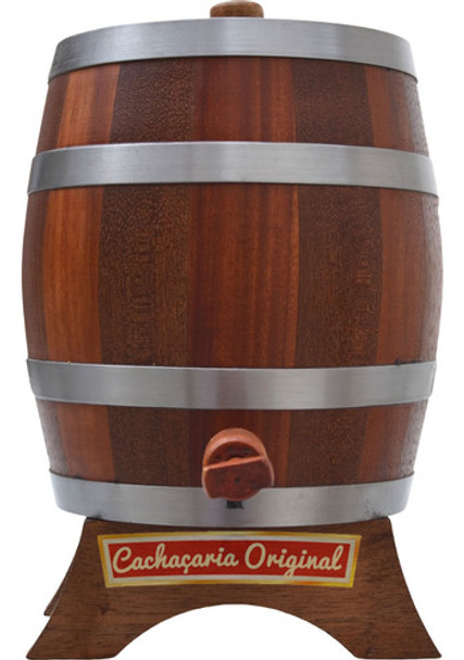 Barril Corote Vinho Whisky Cabreúva Vertical 2l Madeira 0