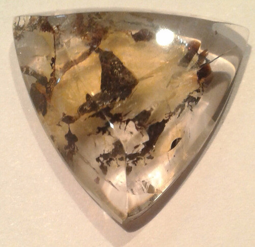 Cristal De Roca Cuarzo Musgoso Dendritico Dendrita Facetado 0