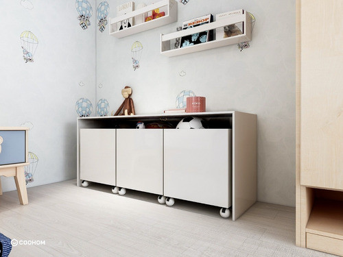 Baú Para Brinquedos Com Mesa De Estudo 0