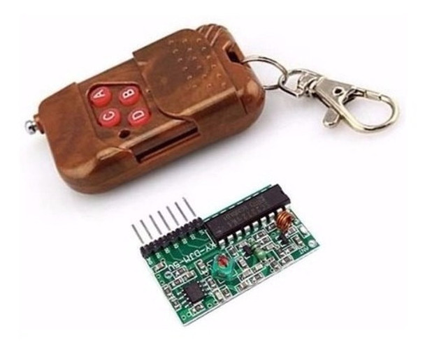 Kit Control Remoto 4 Botones Ic2272/2262 Transmisor Receptor 0