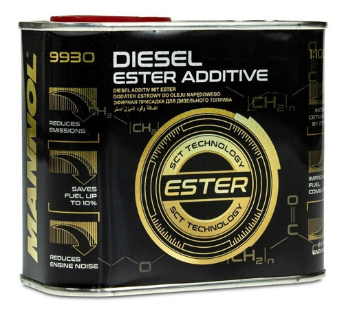Kit 5 Aditivos Mannol Antifriccion Ester Diesel Additiv 9930 0