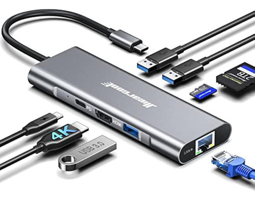 Hiearcool Hub Ethernet Usb C, Adaptador Hdmi Usb C 0