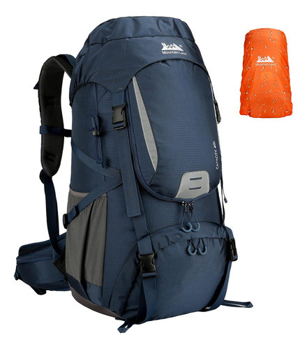 Mochila Para Senderismo 40l Impermeable Azul Mountain Land 0