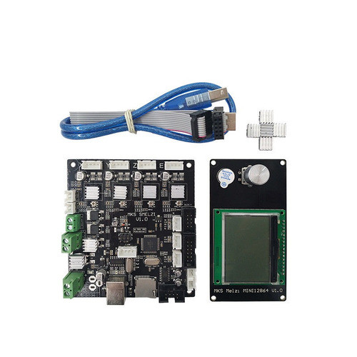 3d Mks De Tablero De Control De Impresora Smelzi + Melzi Lcd 0