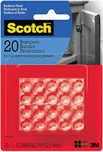 Protector De Puertas Scotch X 20 Unidades 12.7 Mm Boton 0