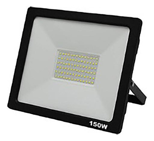Refletor Led 150w Preto 6500k Led Triângulo Bivolt 0