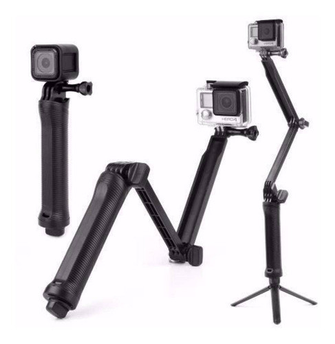 Bastao 3 Way Go Pro 2/3/4garra Tripé Monopod 3 Way 0