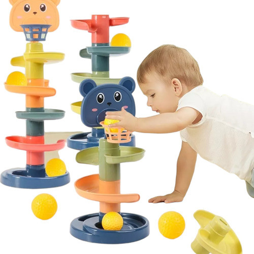 Torre De Bolas Deslizantes Juego De Habilidad Para Bebes 0