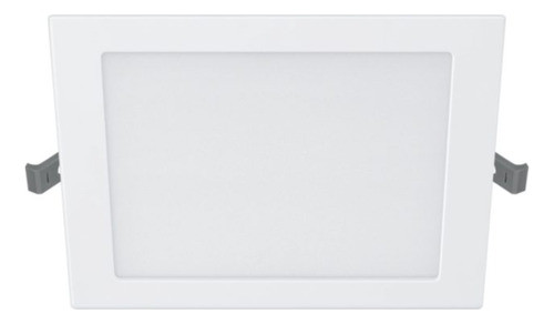 Lampara Plafon Cuadrado De Embutir Led 12w 6500°k Philips 0