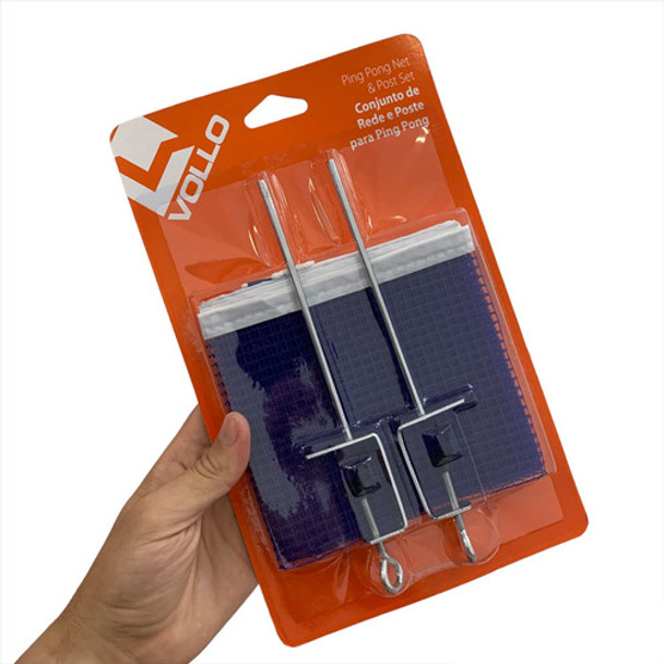 Rede Paratênis De Mesa Vt705 Vollo 177cm Com Poste Fixação 0