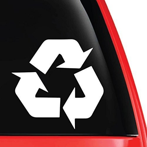 Reciclar Simbolo Vinilo Calcomania Coche Portatil Calcomania 0