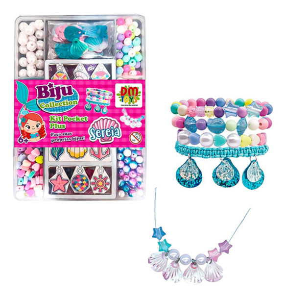Biju Collection Sereia Pocket Plus Miçangas Montar Pulseiras 0