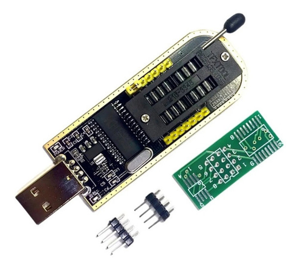 Programador Usb De Memorias Eeprom 24/25 Con Zocalo Zif Bios 0