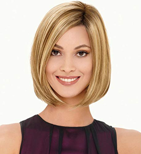 Peluca Corta Ombre Rubia Pelucas Rectas Bob Para Mujeres Pel 0