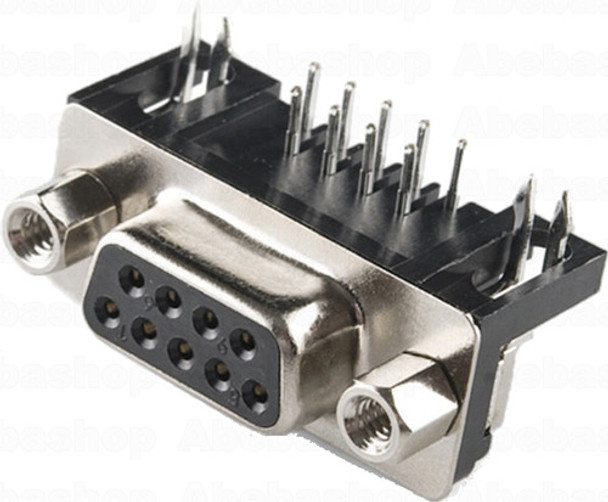 Conector Db9 Hembra 90 Grados Para Pcb 0