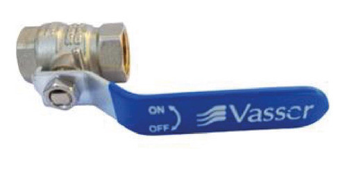 Llave De Paso Total Agua Válvula Esférica Bronce 1/2 Pulgada 0