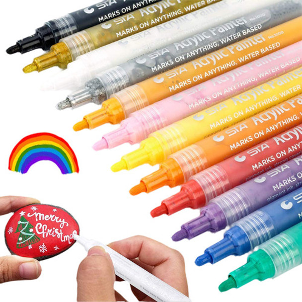Plumas De Acrílico Marcadores De Pintura, Pandafly Arte Plum 0 Plumas De Acrílico Marcadores De Pintura, Pandafly Arte Plum 0