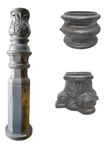Columna Base 67 Cm + Nudo + Capitel De 3 PuLG X Kit 0