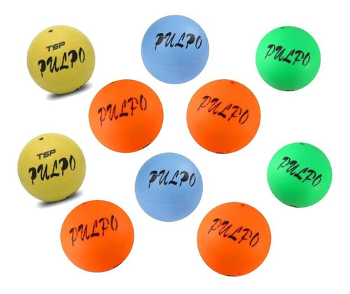 Pelotas Pvc Pulpo N°2 X 10 Unidades 0