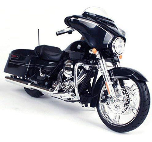 Modelo De Motocicleta Harley Davidson Street Glide Negro 0