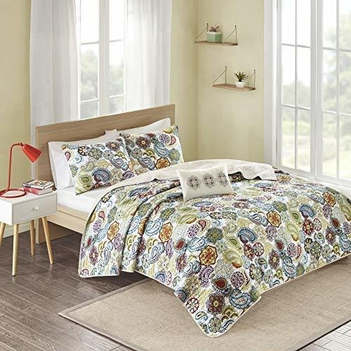 Mi-zone Tamil Coverlet Mini Set, Full / Queen, Multi 0