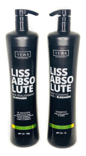 Alisado Progresivo Liss Absolute Yewa Kit Profesional 1 Lt. 0