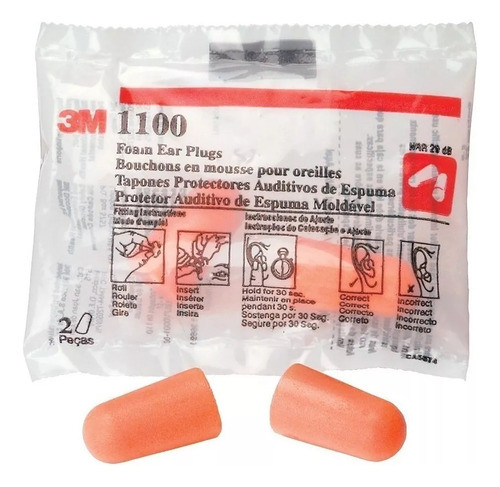 Tapones De Oidos / Protector Auditivo - Dormir 3 M .x1 Par 0