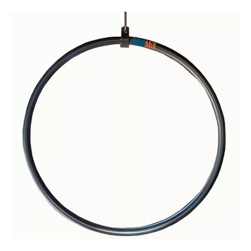 Lira Acrobática Circense Cinza Metálica Lyra Redonda 80cm 0