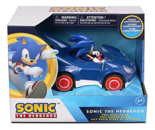 Vehiculo 9cm Pull Back Sonic The Hedgehog All Stars 0