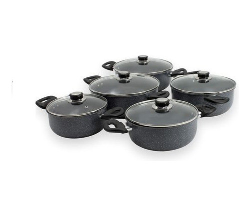 Bateria De Cocina Set De Ollas 10 Piezas 0