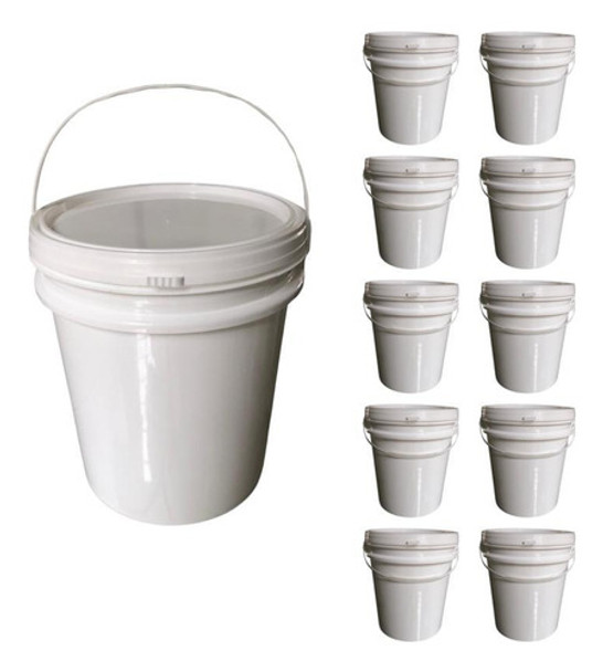 Balde 5l Para Ração 10 Pçs 0 Balde 5l Para Ração 10 Pçs 0