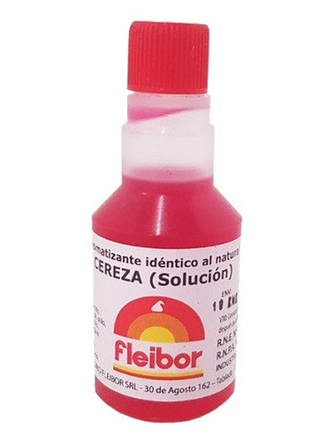 Esencia Sabor Cereza Fleibor 30 Cc 0