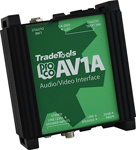 Pro Co Sound Av1a Audio Video 0